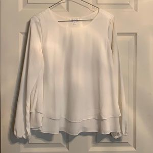 Cream colored Flowy blouse